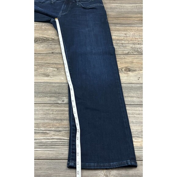 Mavi Mens Zach Straight Leg Jeans Blue 32/32 Denim Mid Rise 5 Pocket Medium Wash - Picture 14 of 14